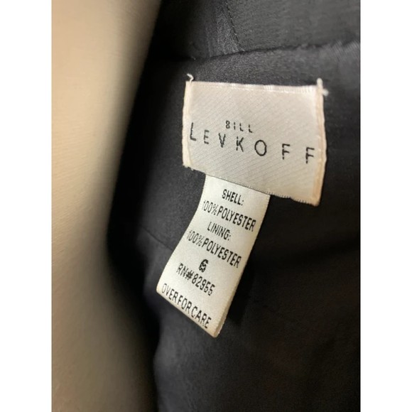 Bill Levkoff Size 6 Black Chiffon A-line Formal Gown - Picture 11 of 11